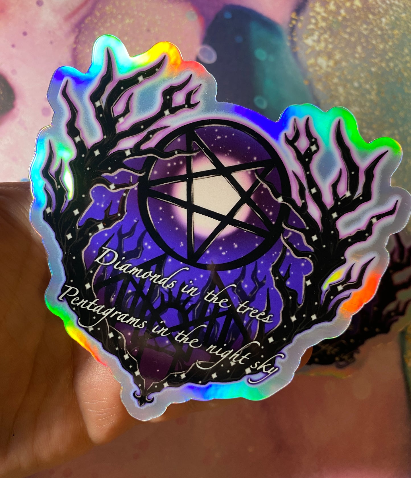 Ascensionism - ST Holographic 4” Fan Art Sticker