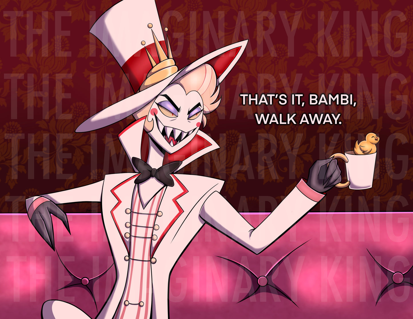 Lucifer - Hazbin 8.5”x11” Fan Art Print