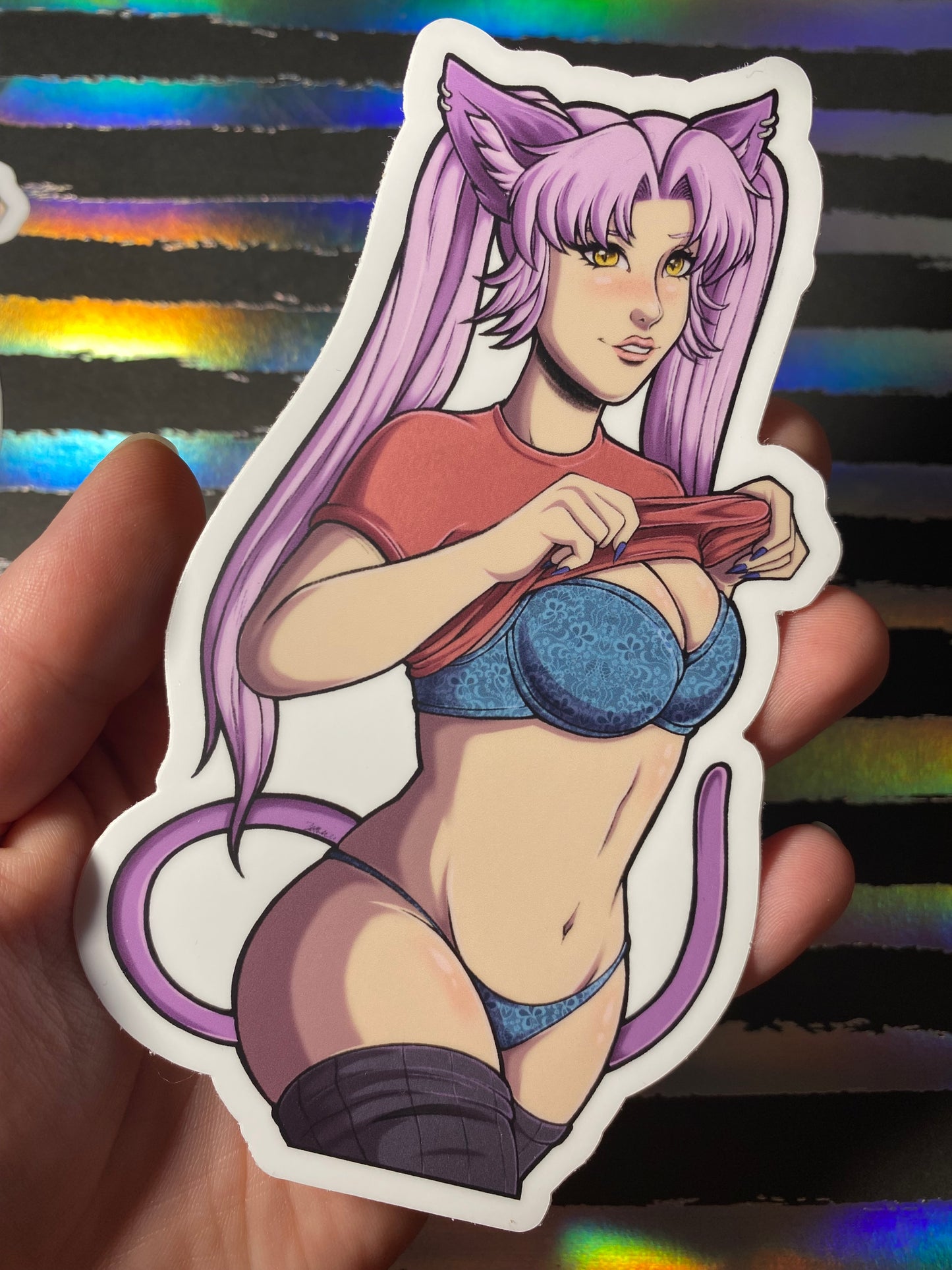 Aleanra Bed Time - Original Character 5.5” Vinyl Sticker