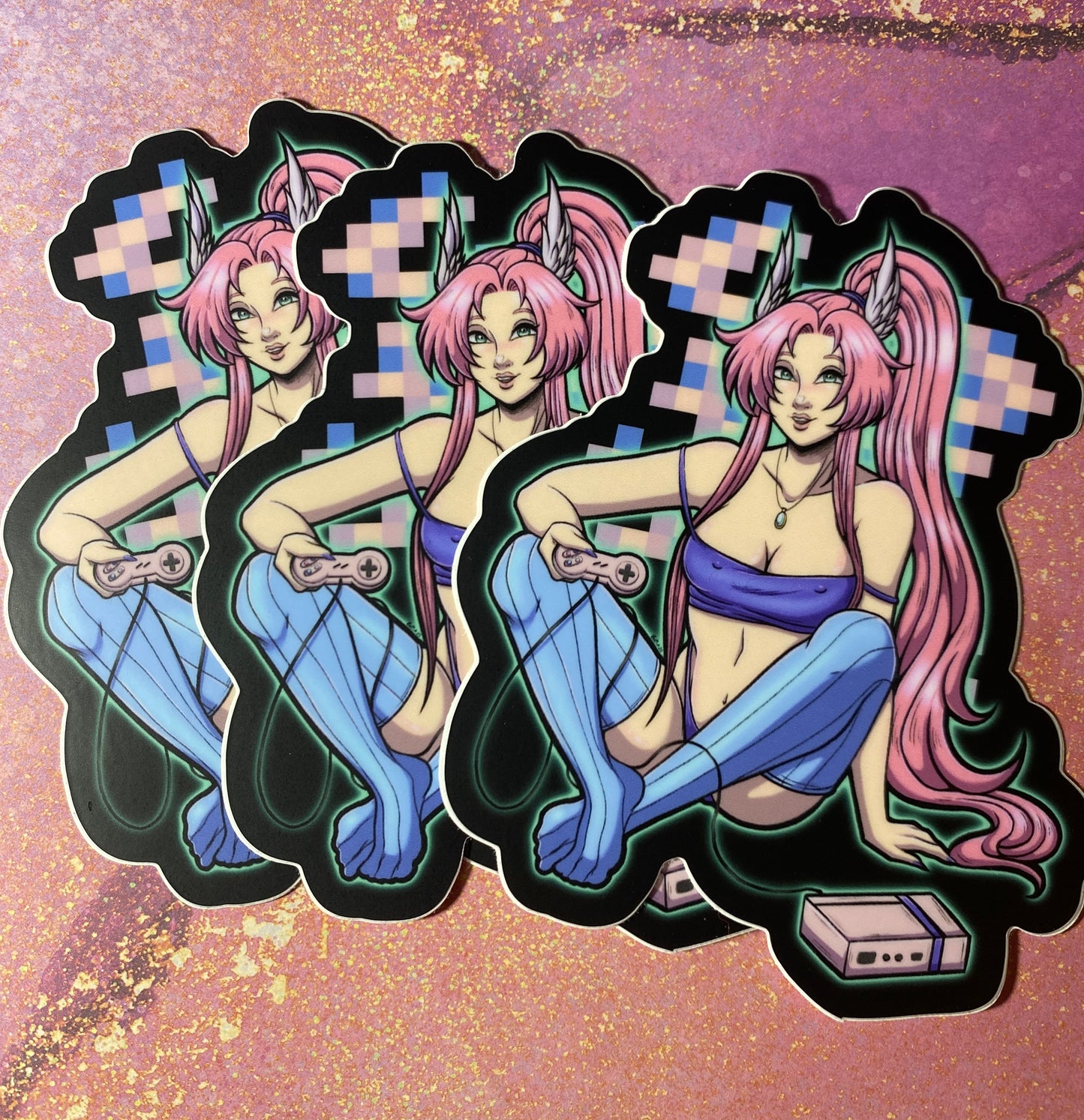 Raine Gamer - 4” Vinyl OC Sticker