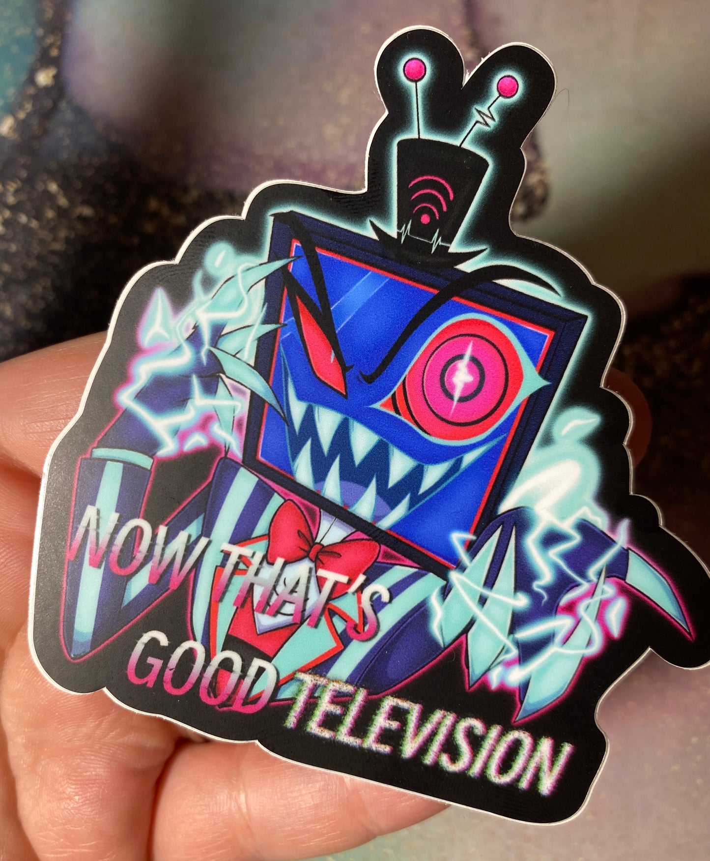 Vox Hazbin - 3.5” Fan Art Sticker