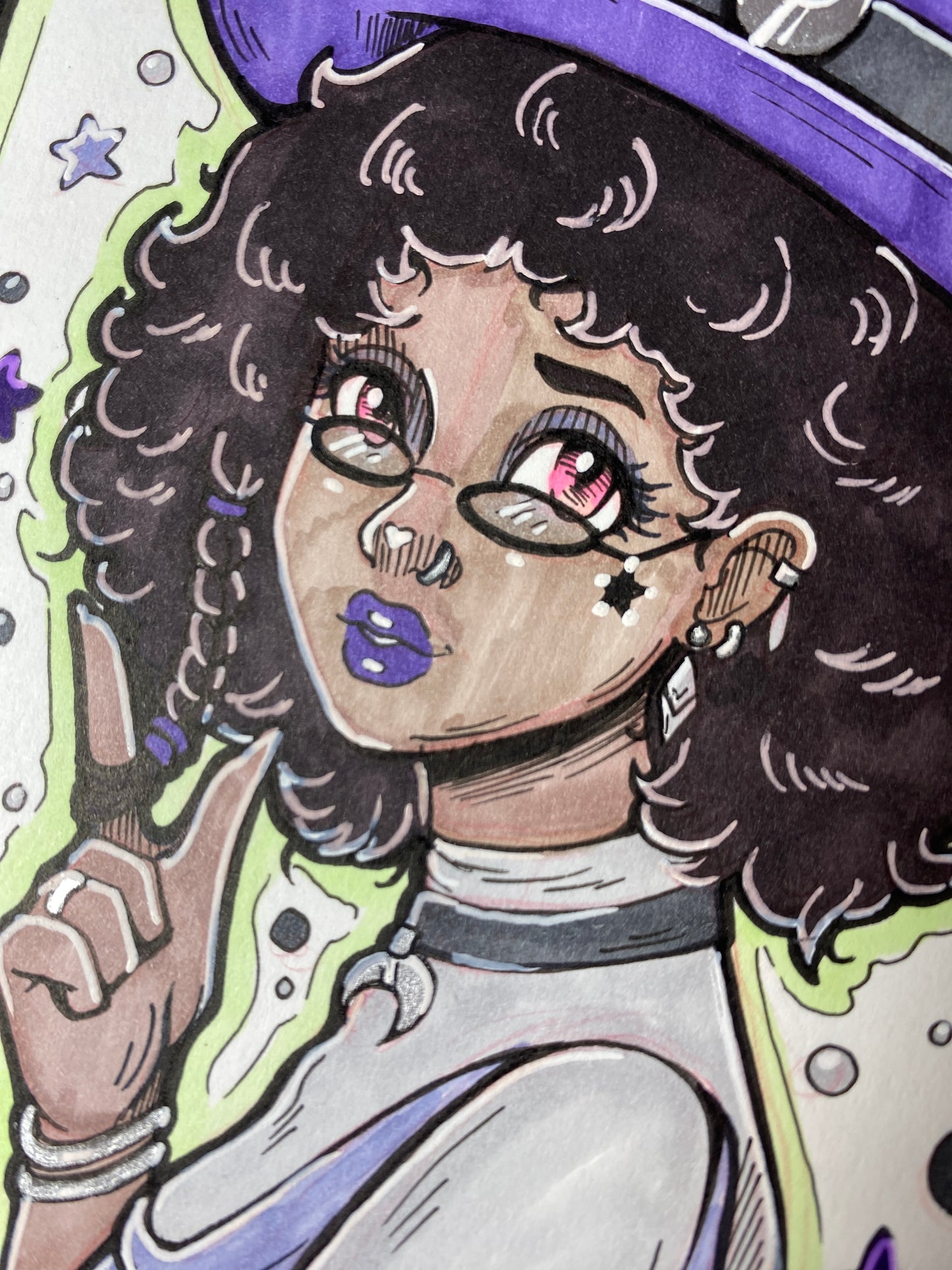 Witchy Business - 4”x6” Original Traditional Artwork