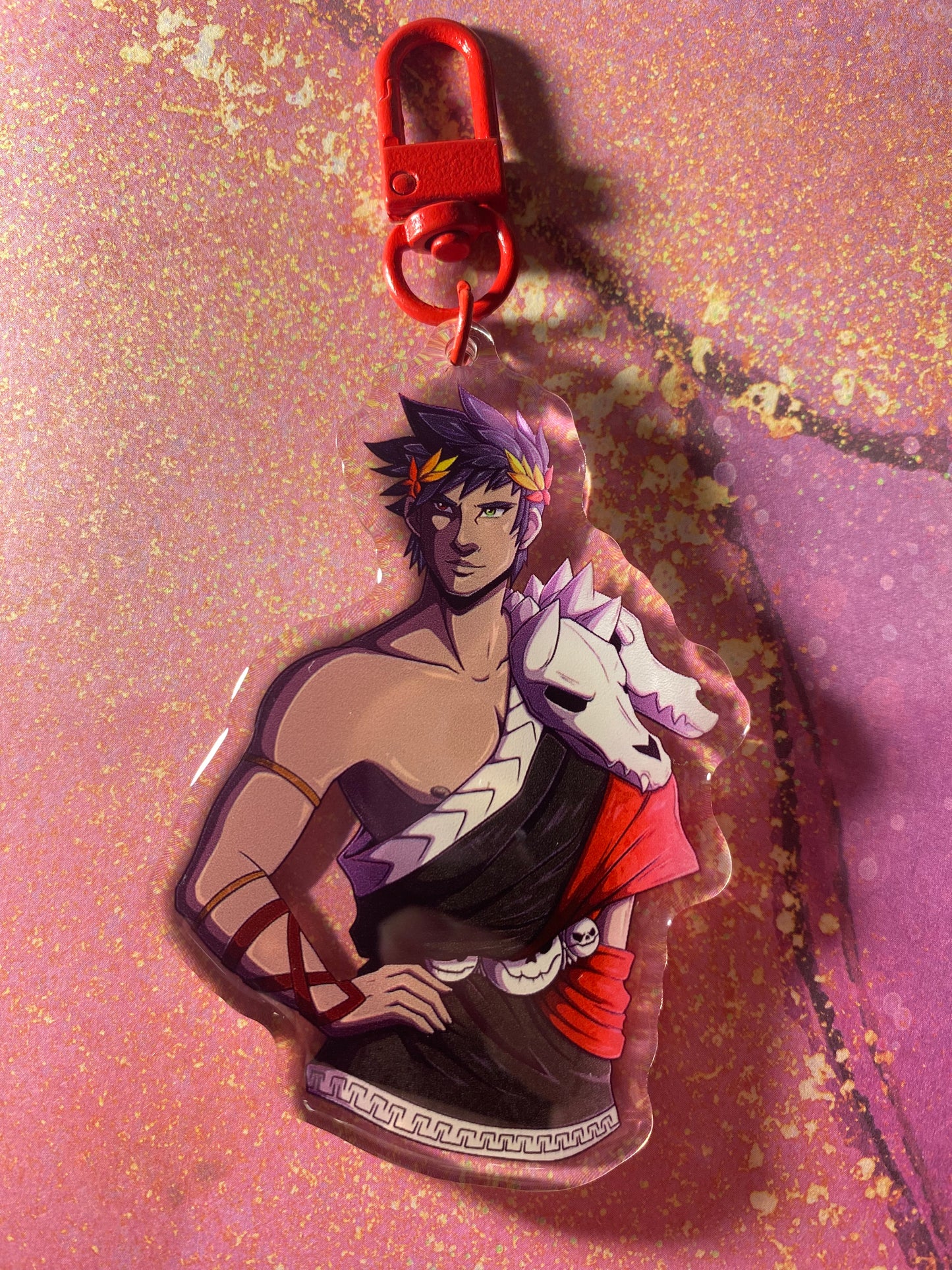Zagreus - Hades 3” Epoxy Fan Art Keychain