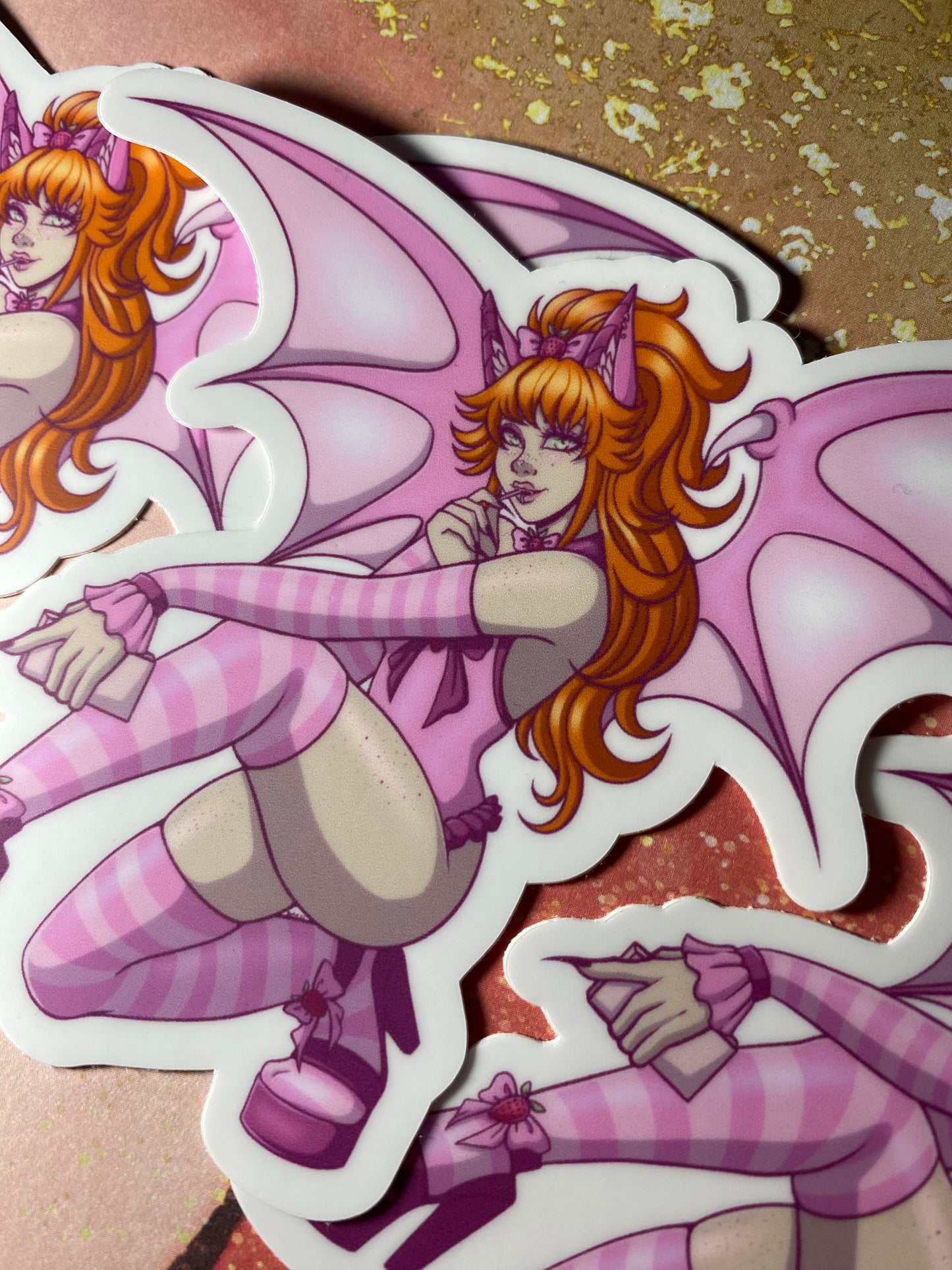 Pocky Bat Revamps VARIETY - Original Vinyl 4” Stickers