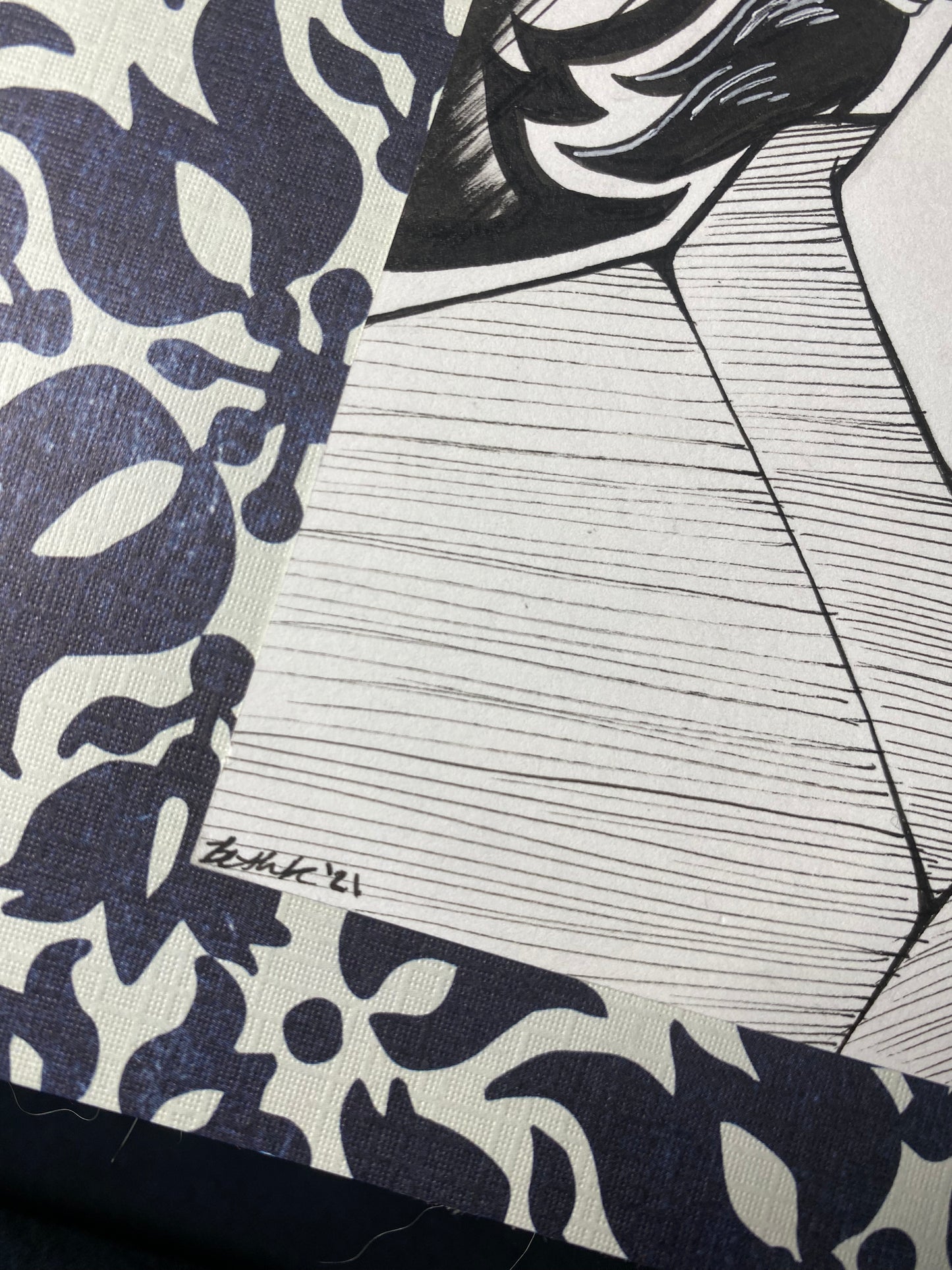 Miroku 4”x6” Traditional Fan Art