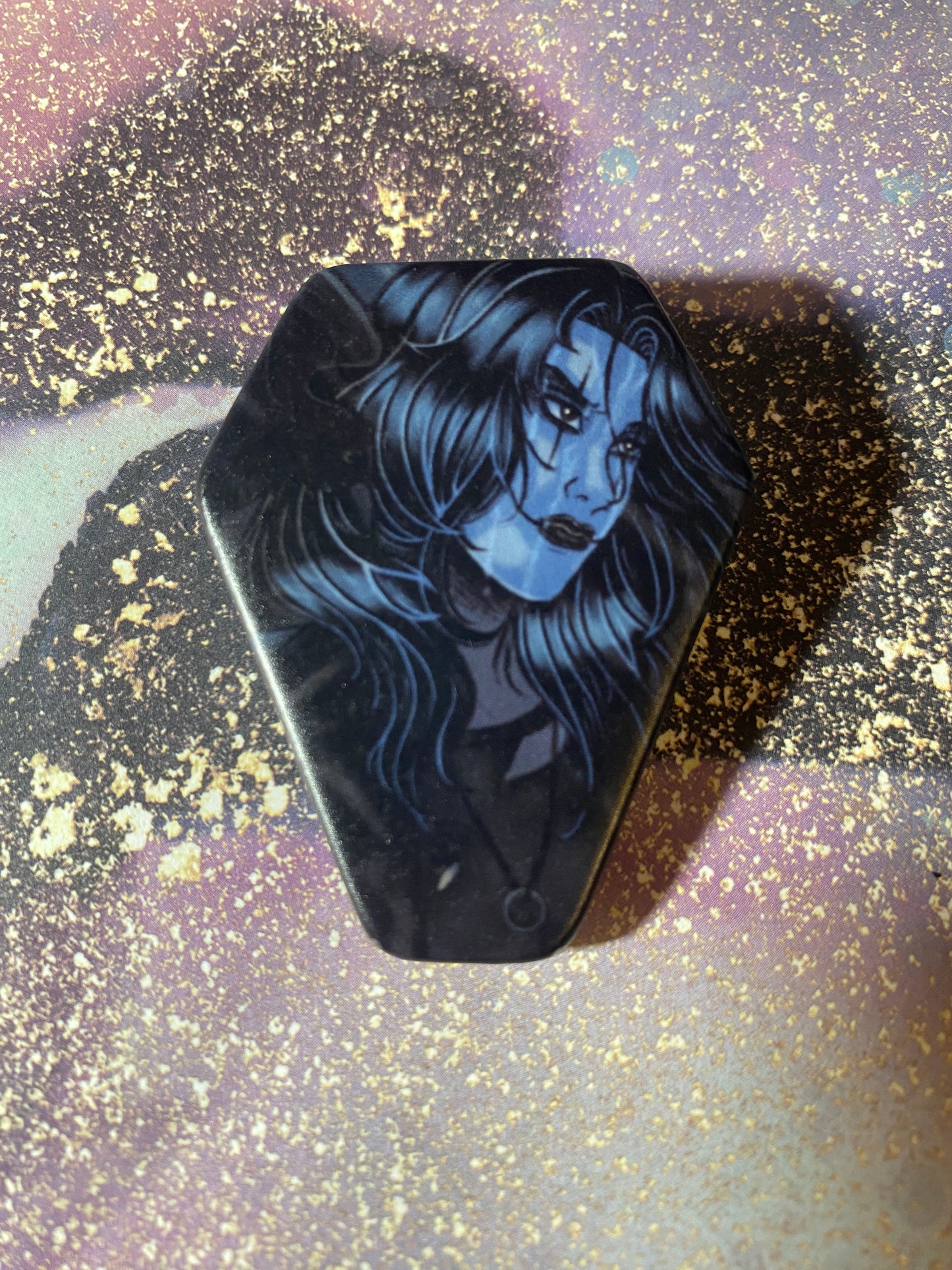 Eric Draven 2" Fanart Coffin Button