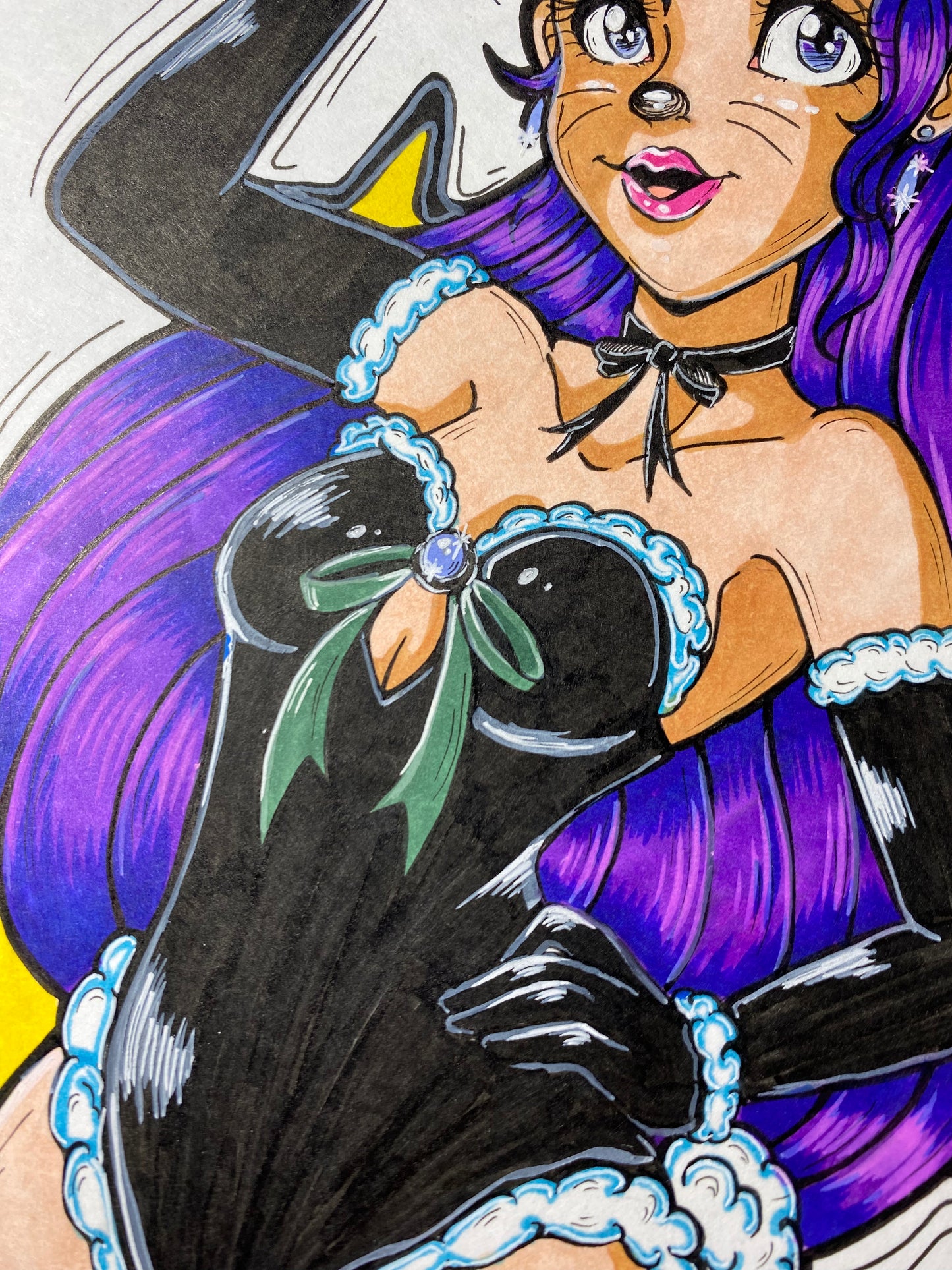 Bunny Babe 9”x12” Traditional Original Art Piece