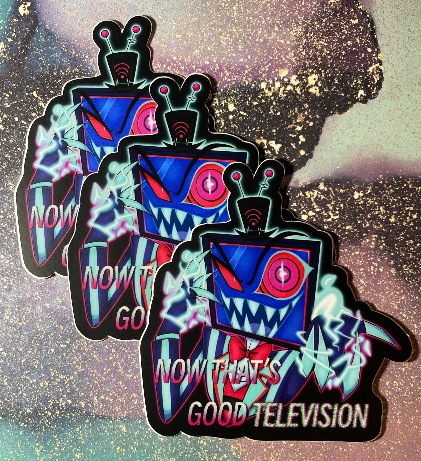 Vox Hazbin - 3.5” Fan Art Sticker