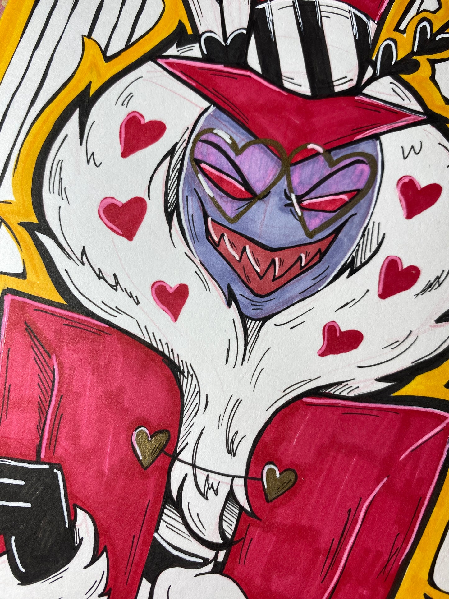 Hazbin VARIETY - Original Traditional Fan Art 5”x7”