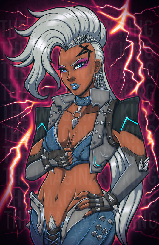 Storm (Soft NSFW) - 5.5”x8” Fan Art Print