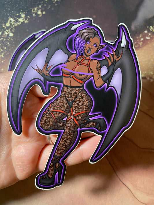 Demon Babe - Original Vinyl 5” Sticker