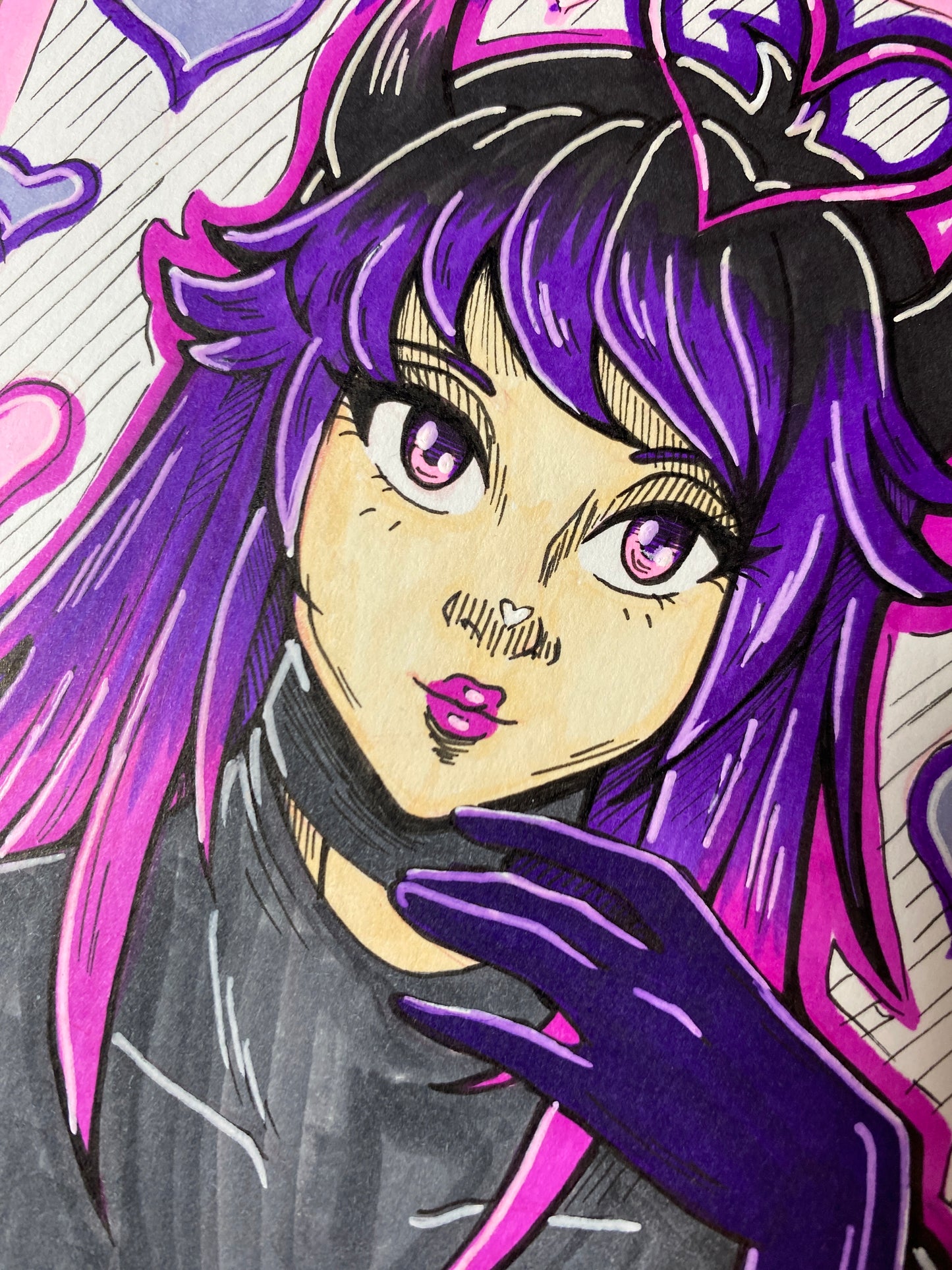 Heart Demon - Original 4x6” Traditional Artwork