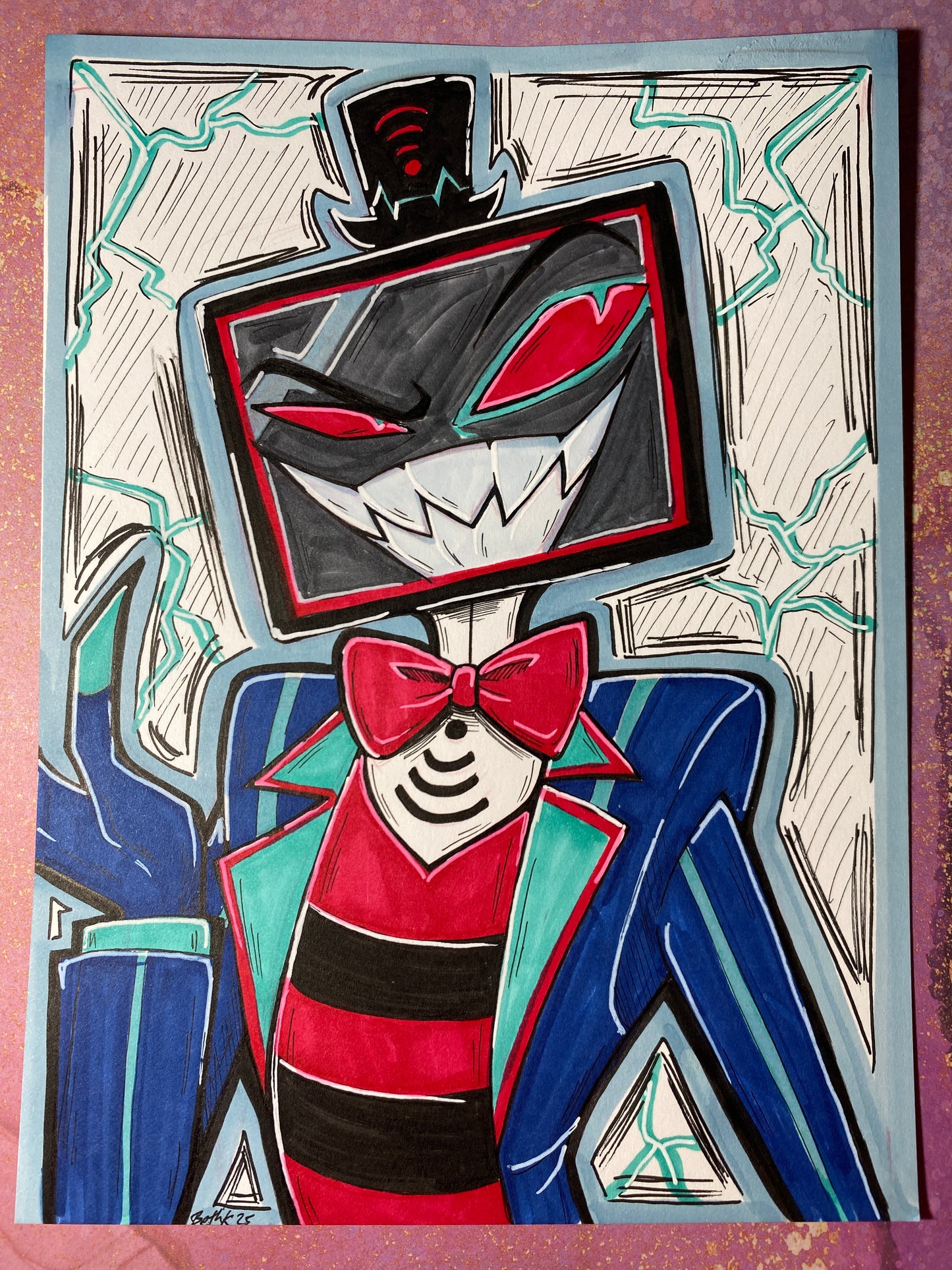 Hazbin VARIETY - Original Traditional Fan Art 5”x7”