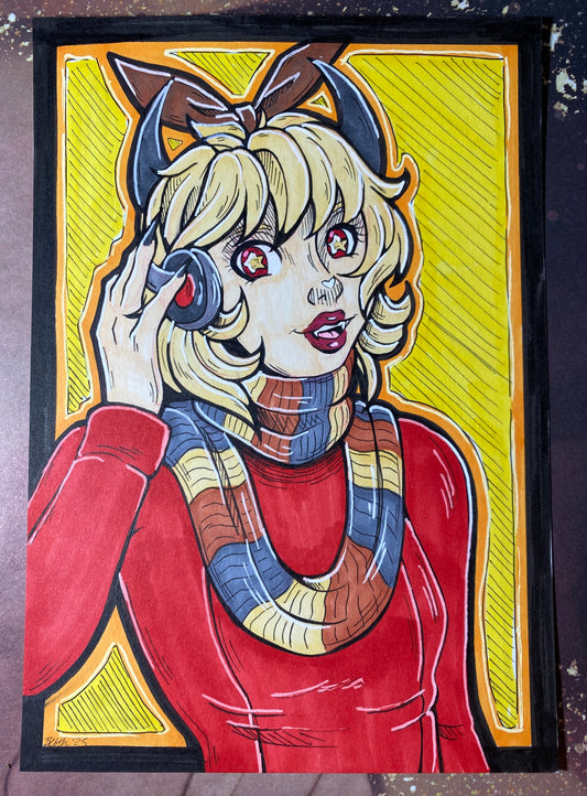 Annalise - 4”x6” Original Traditional Artwork