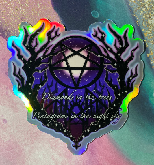 Ascensionism - ST Holographic 4” Fan Art Sticker