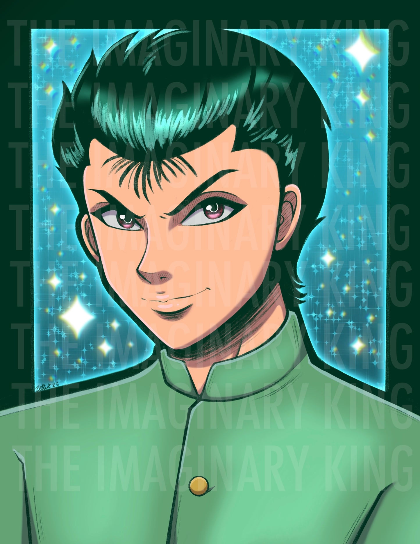 Spirit Detective Anime Fellas - 8.5”x11” Fan Art Prints