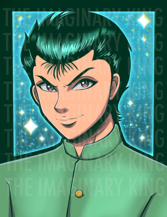 Spirit Detective Anime Fellas - 8.5”x11” Fan Art Prints