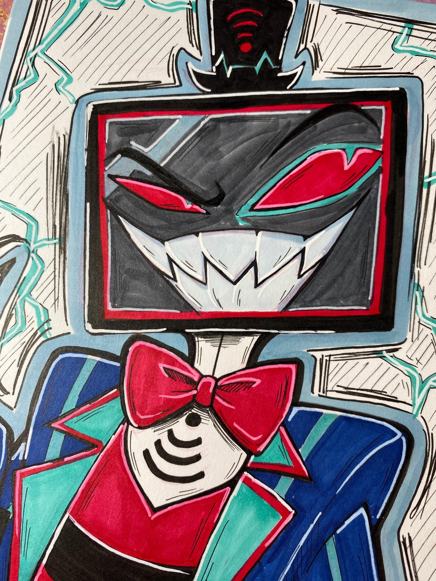 Hazbin VARIETY - Original Traditional Fan Art 5”x7”