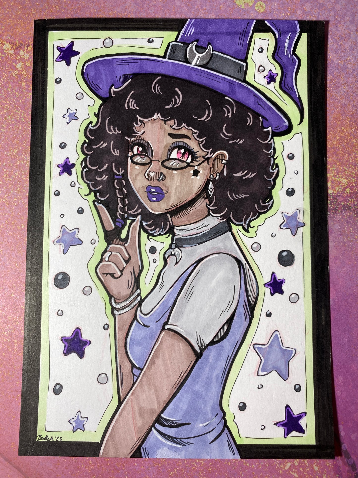 Witchy Business - 4”x6” Original Traditional Artwork