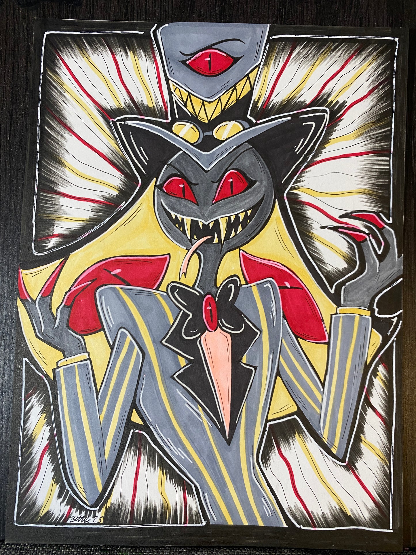 Hazbin VARIETY - Original Traditional Fan Art 5”x7”