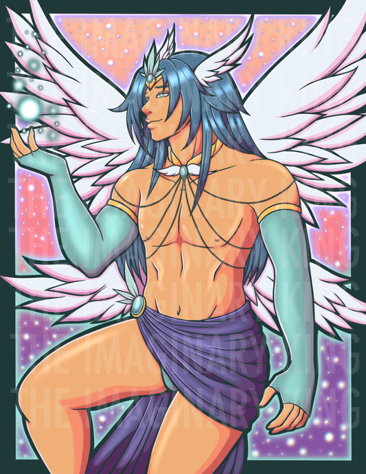 Angelic Guardians (Soft NSFW) - 8.5”x11” Prints