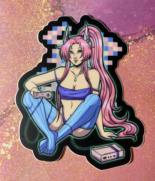 Raine Gamer - 4” Vinyl OC Sticker