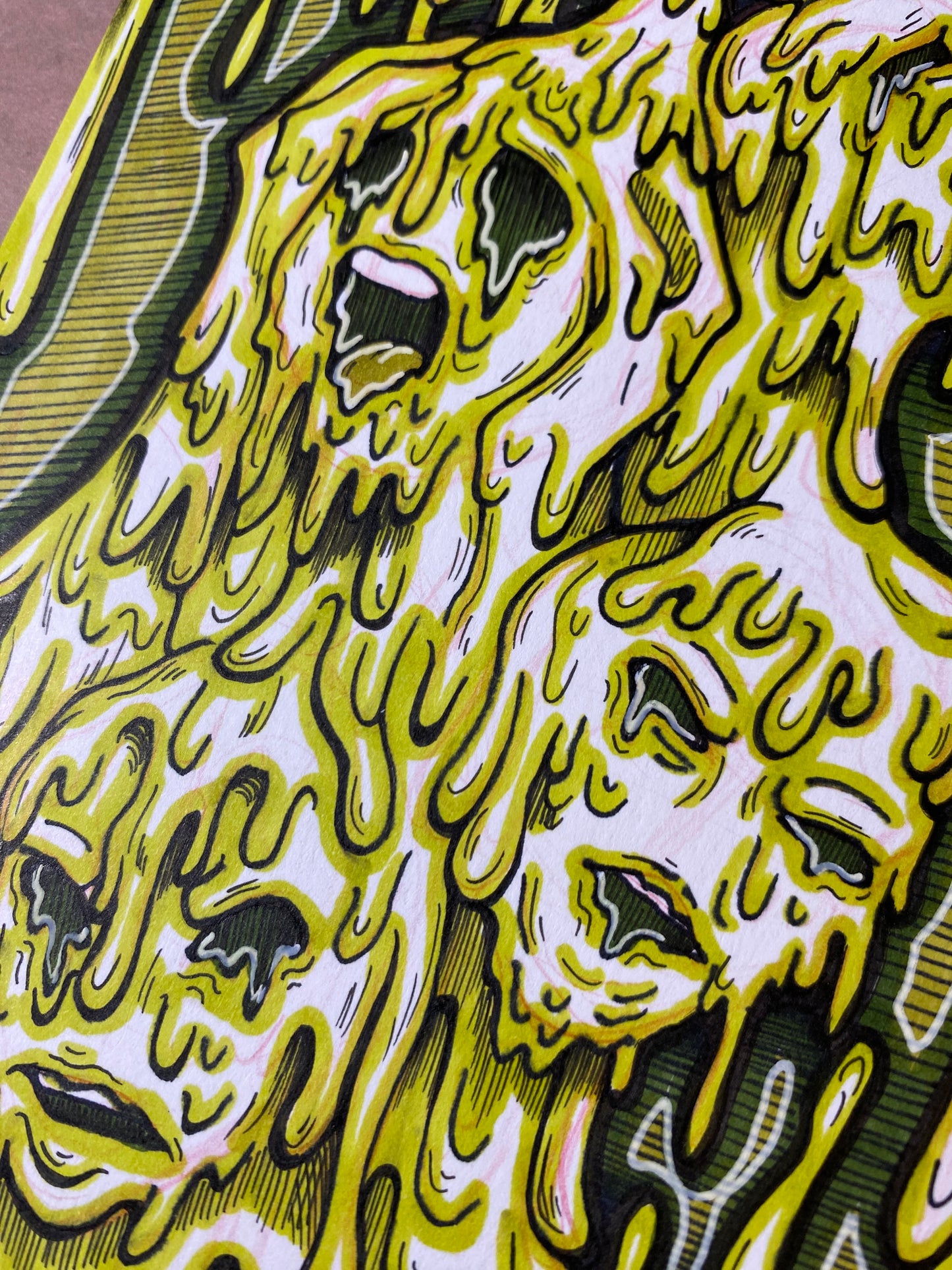 Melting - 4”x6” Original Traditional Artwork