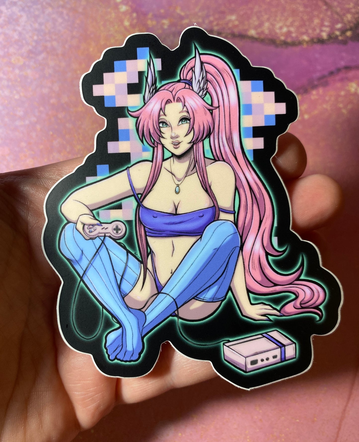 Raine Gamer - 4” Vinyl OC Sticker
