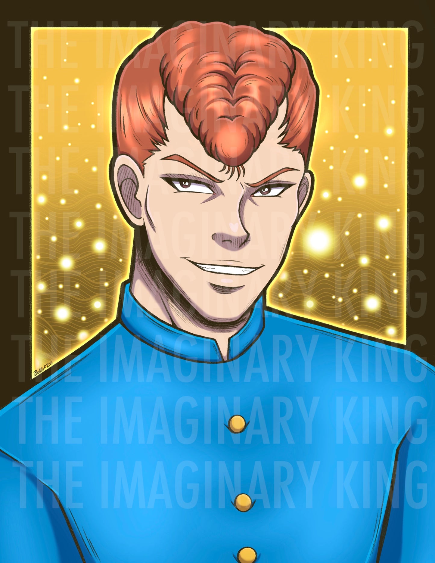 Spirit Detective Anime Fellas - 8.5”x11” Fan Art Prints