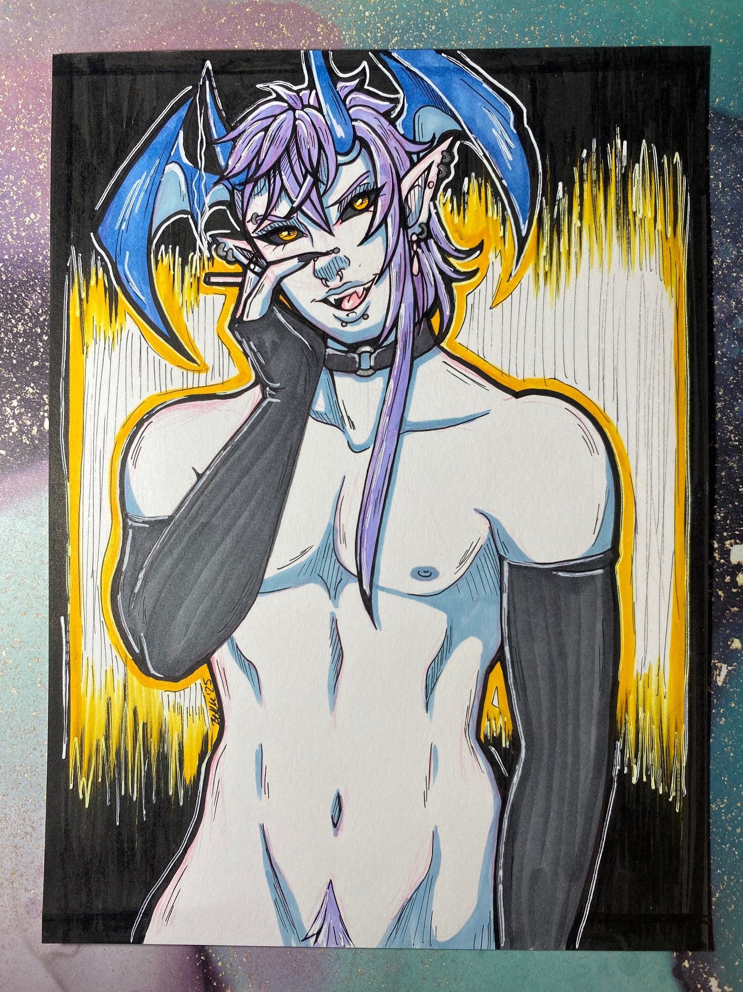 Olaron NSFW - 5”x7” Original Traditional Artwork