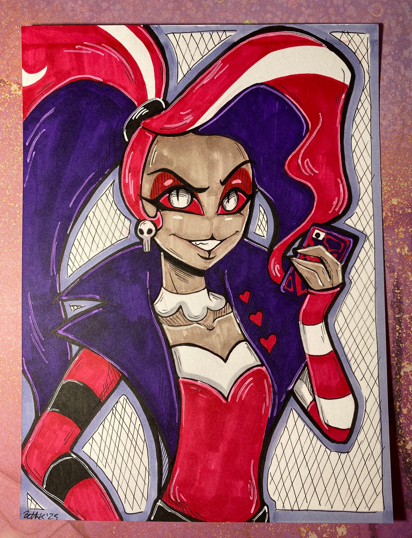 Hazbin VARIETY - Original Traditional Fan Art 5”x7”