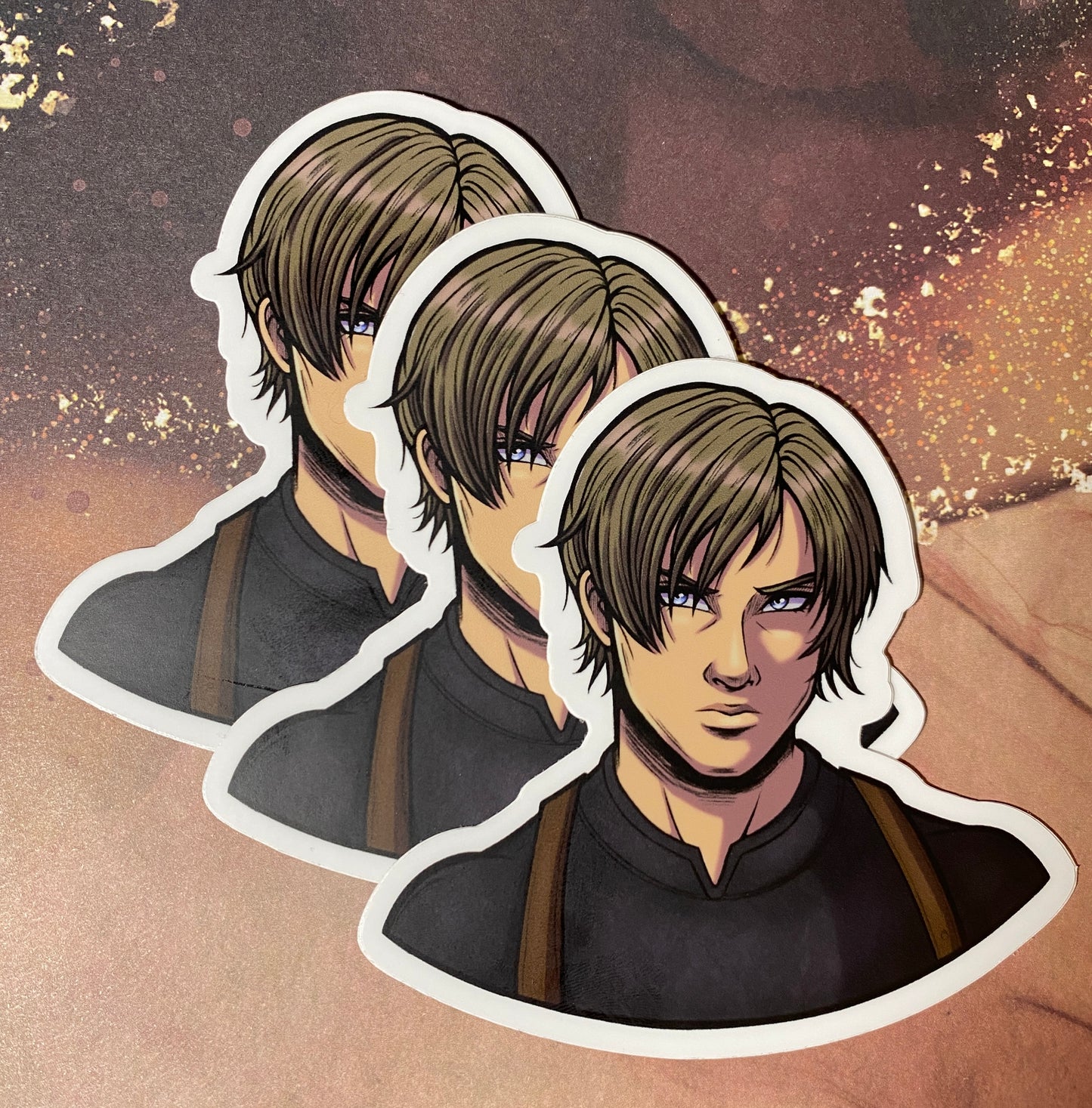 Leon - RE4 3.5” Fan Art Sticker