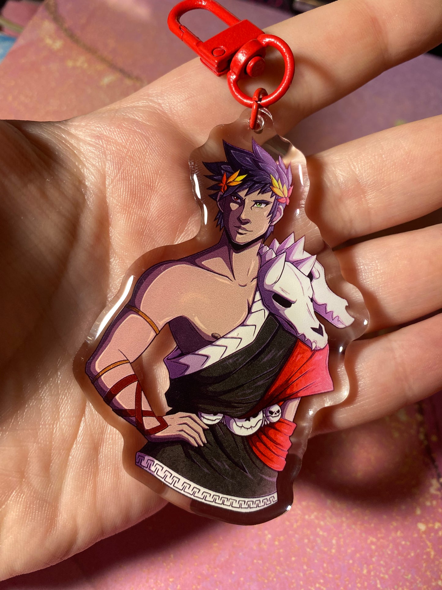 Zagreus - Hades 3” Epoxy Fan Art Keychain