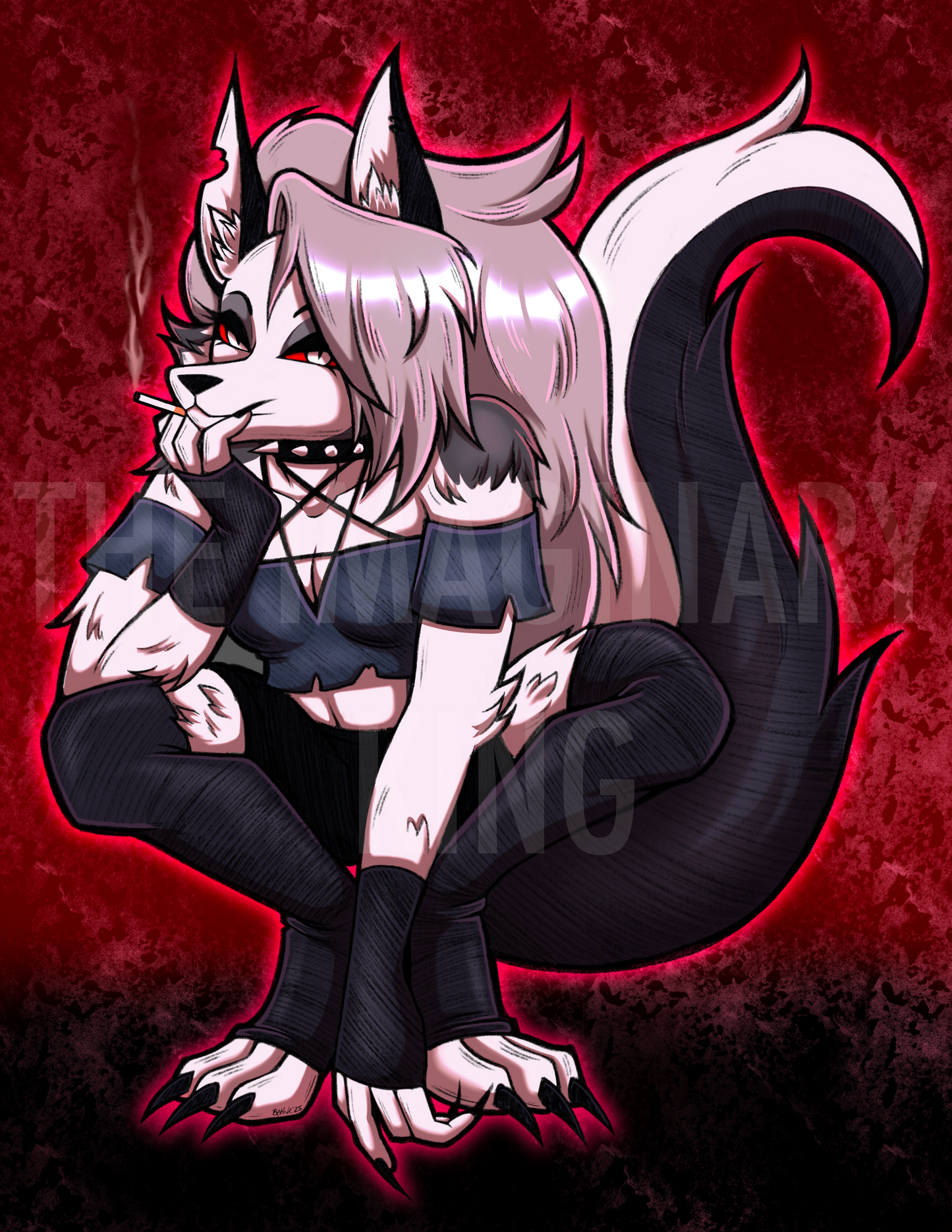 Loona - Helluva Boss 8.5”x11” Fan Art