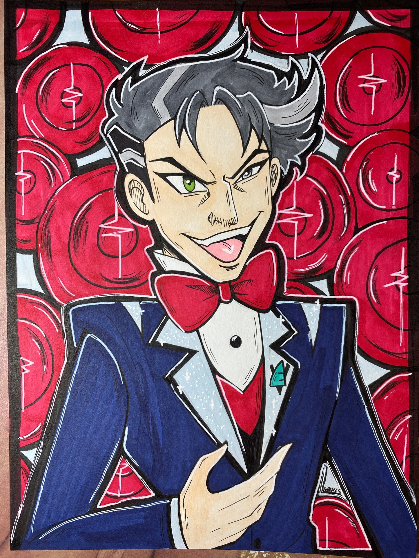 Hazbin VARIETY - Original Traditional Fan Art 5”x7”