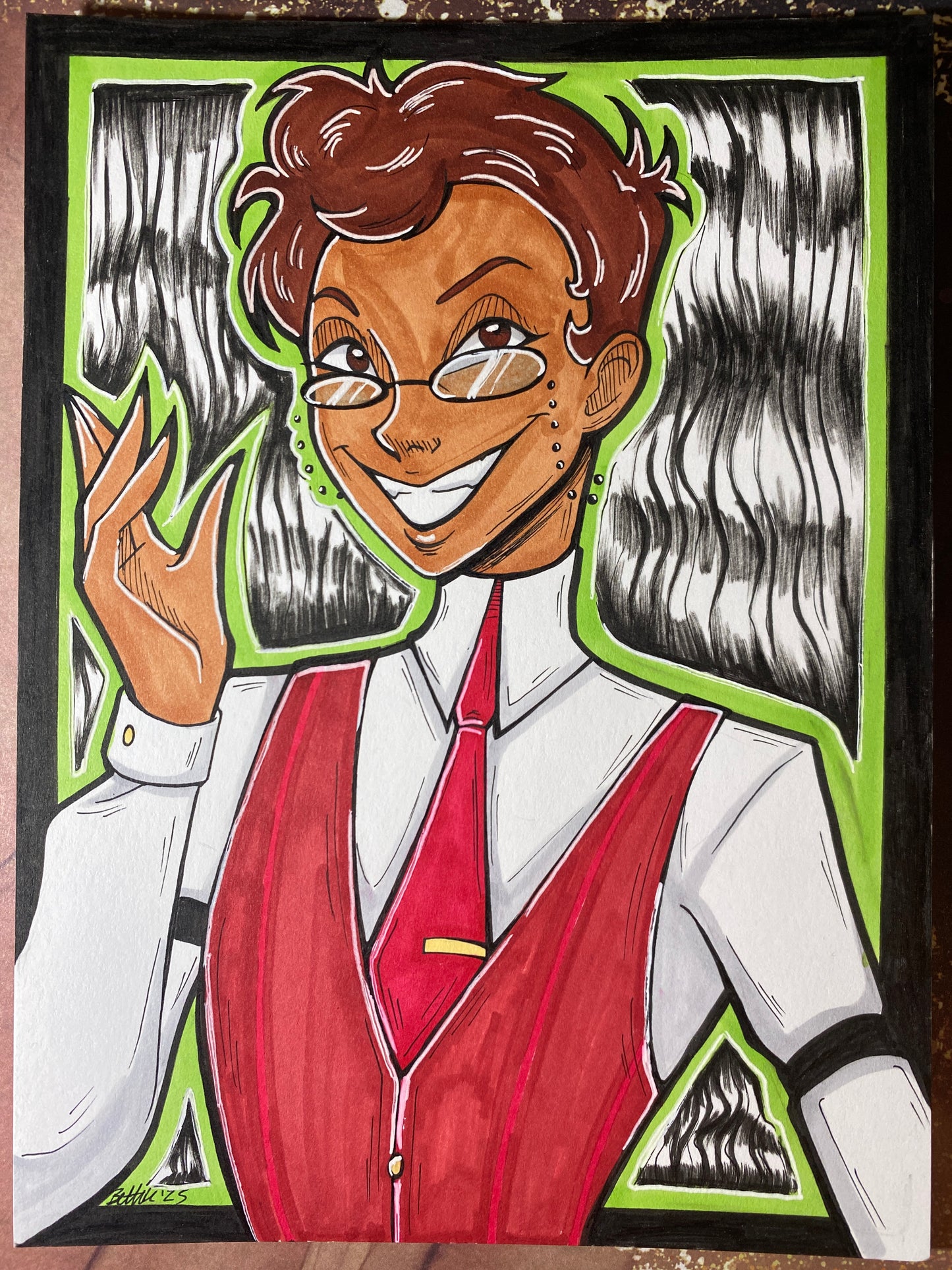 Hazbin VARIETY - Original Traditional Fan Art 5”x7”