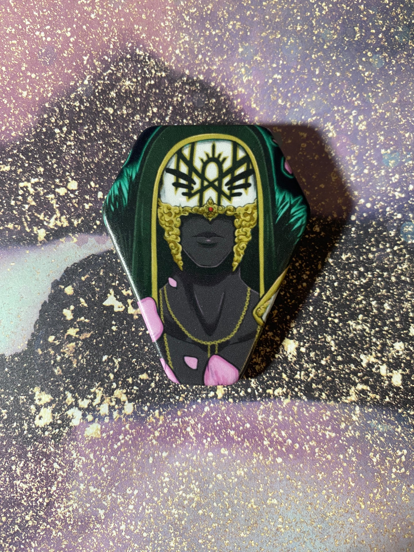 Vessel 2" Coffin Fan Art Buttons