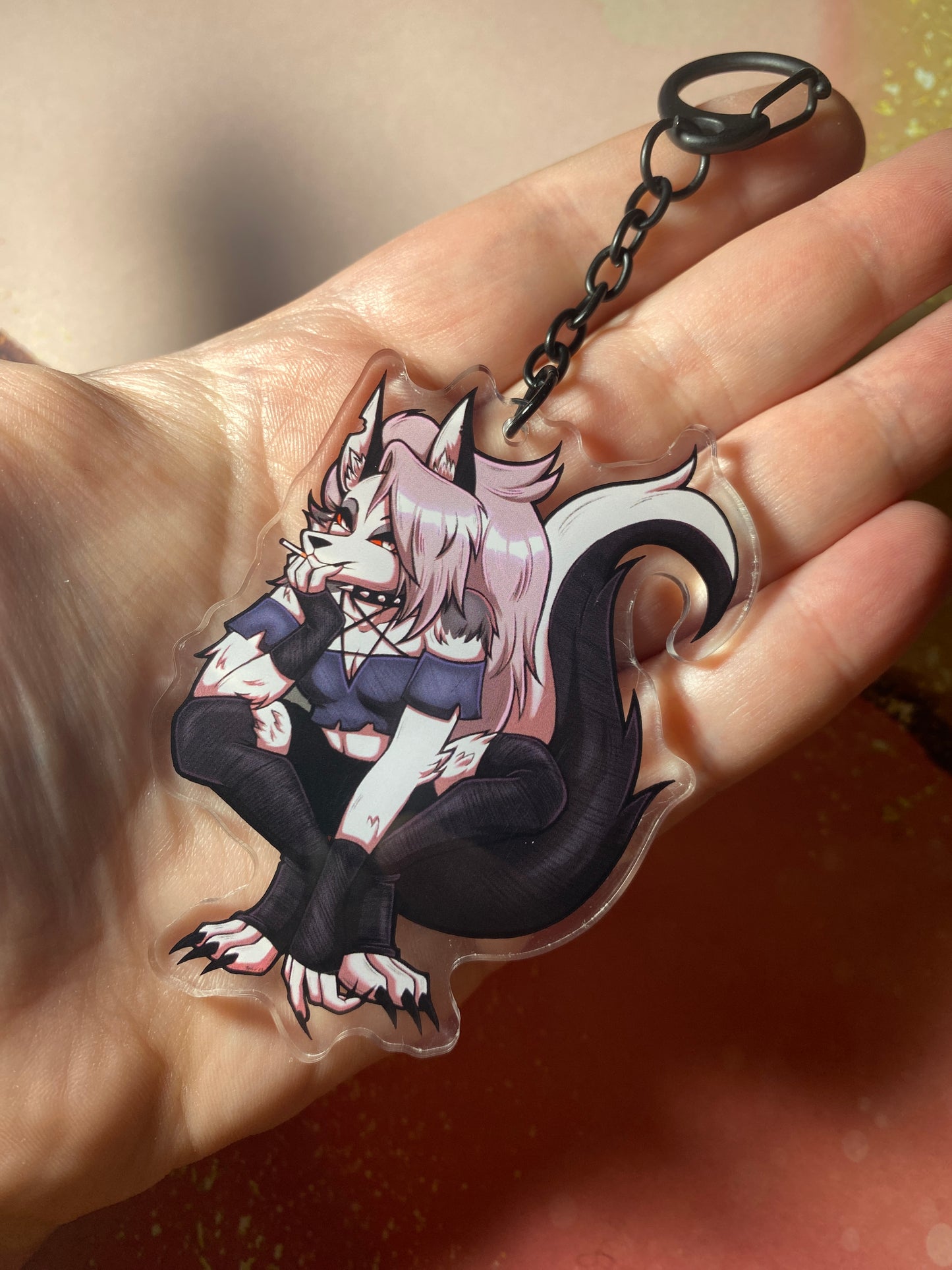 Loona Helluva 3" Fan Art Keychain