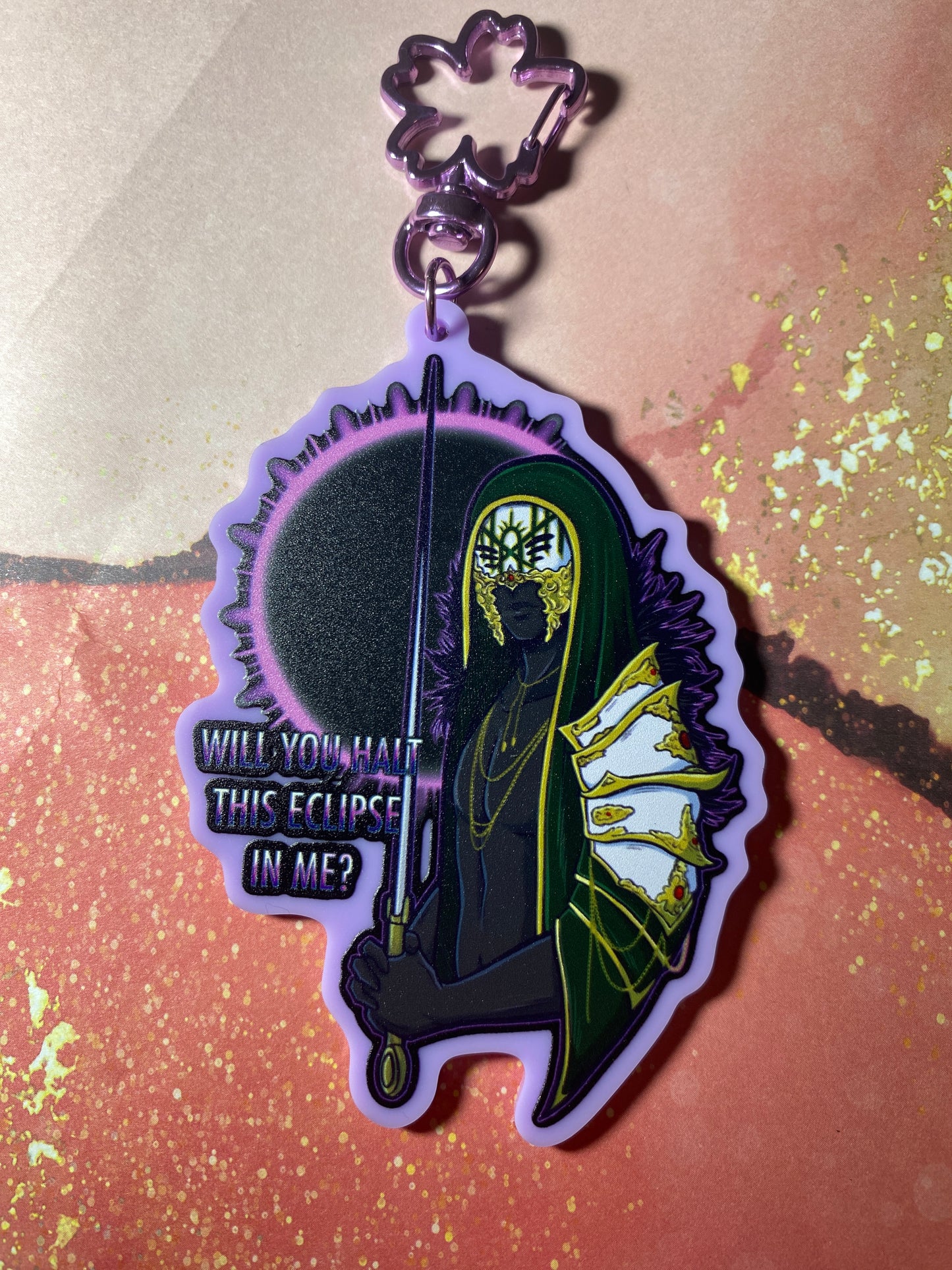 LTW - ST 3" Fan Art Purple Acrylic Keychain (Single Sided)