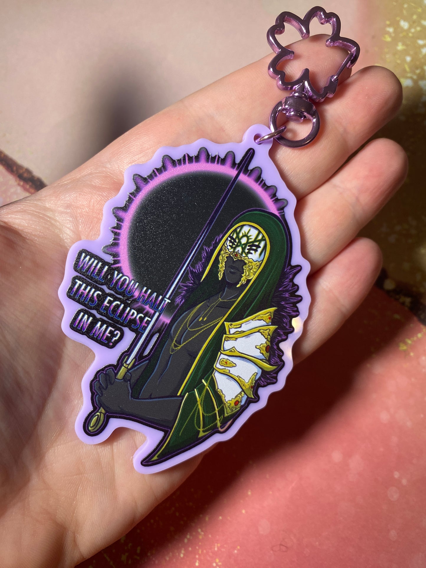 LTW - ST 3" Fan Art Purple Acrylic Keychain (Single Sided)