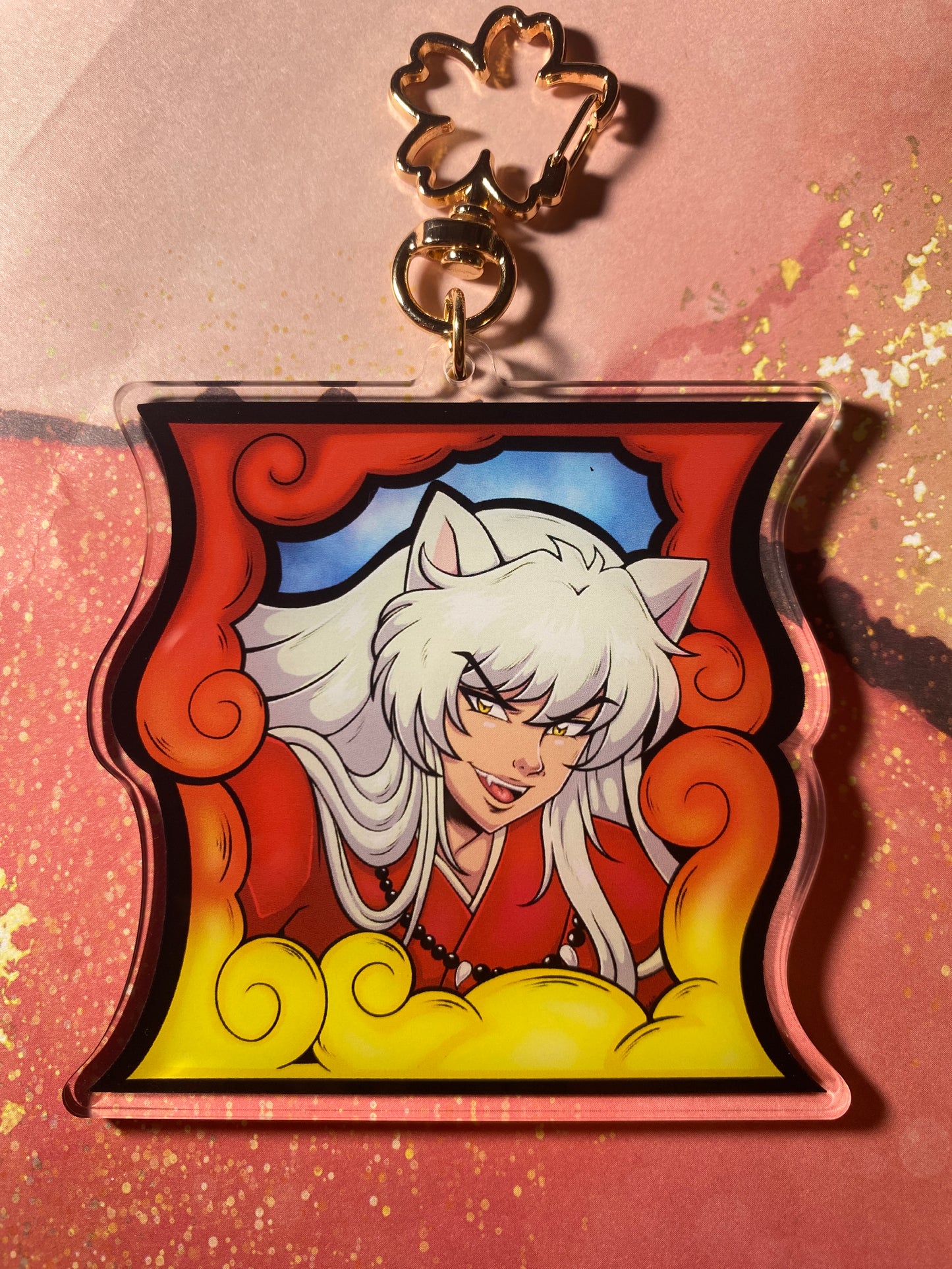 Dog Demon 3" Double Sided Fan Art Keychain