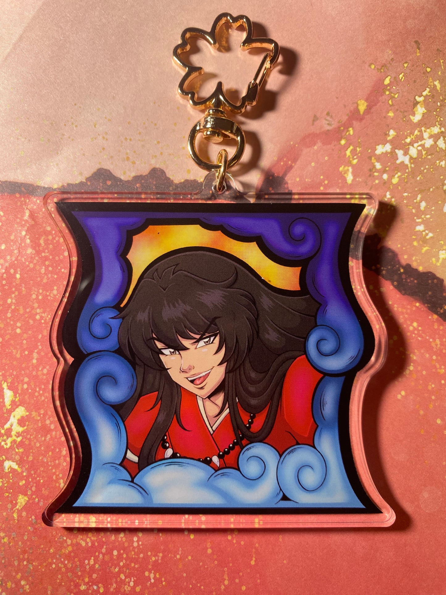 Dog Demon 3" Double Sided Fan Art Keychain