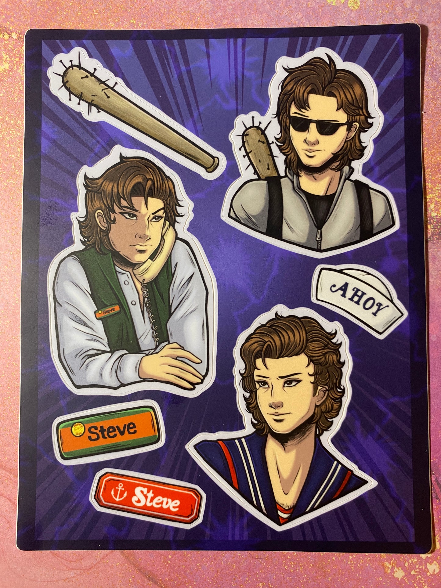 ST Fellas Sticker Sheets - Eddie, Steve, Billy