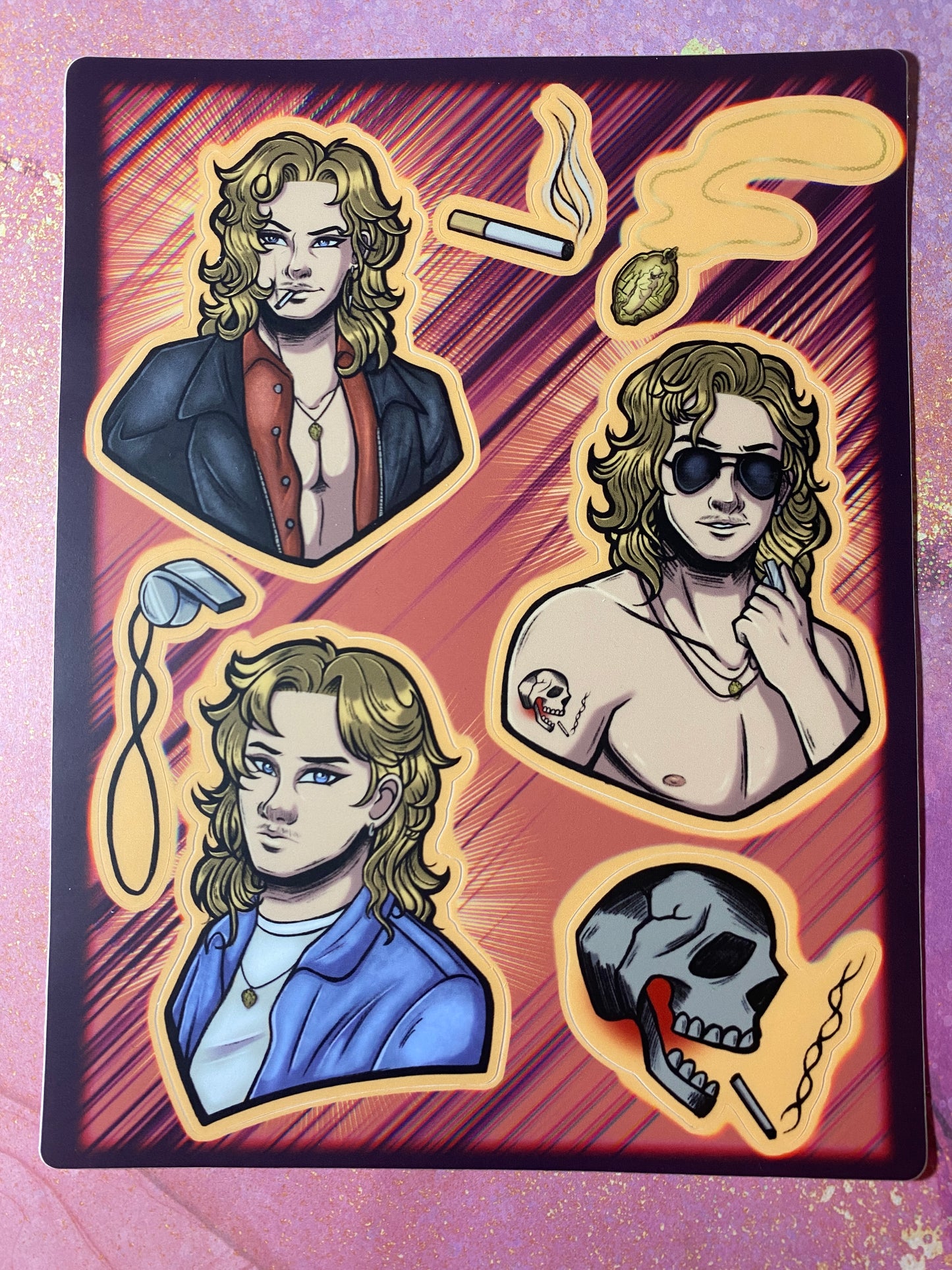 ST Fellas Sticker Sheets - Eddie, Steve, Billy