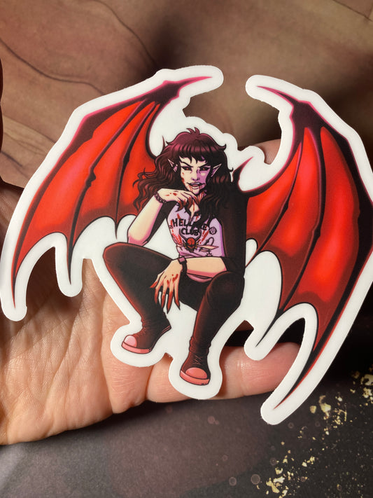 Kas Eddie Vampire 4" Fan Art Sticker