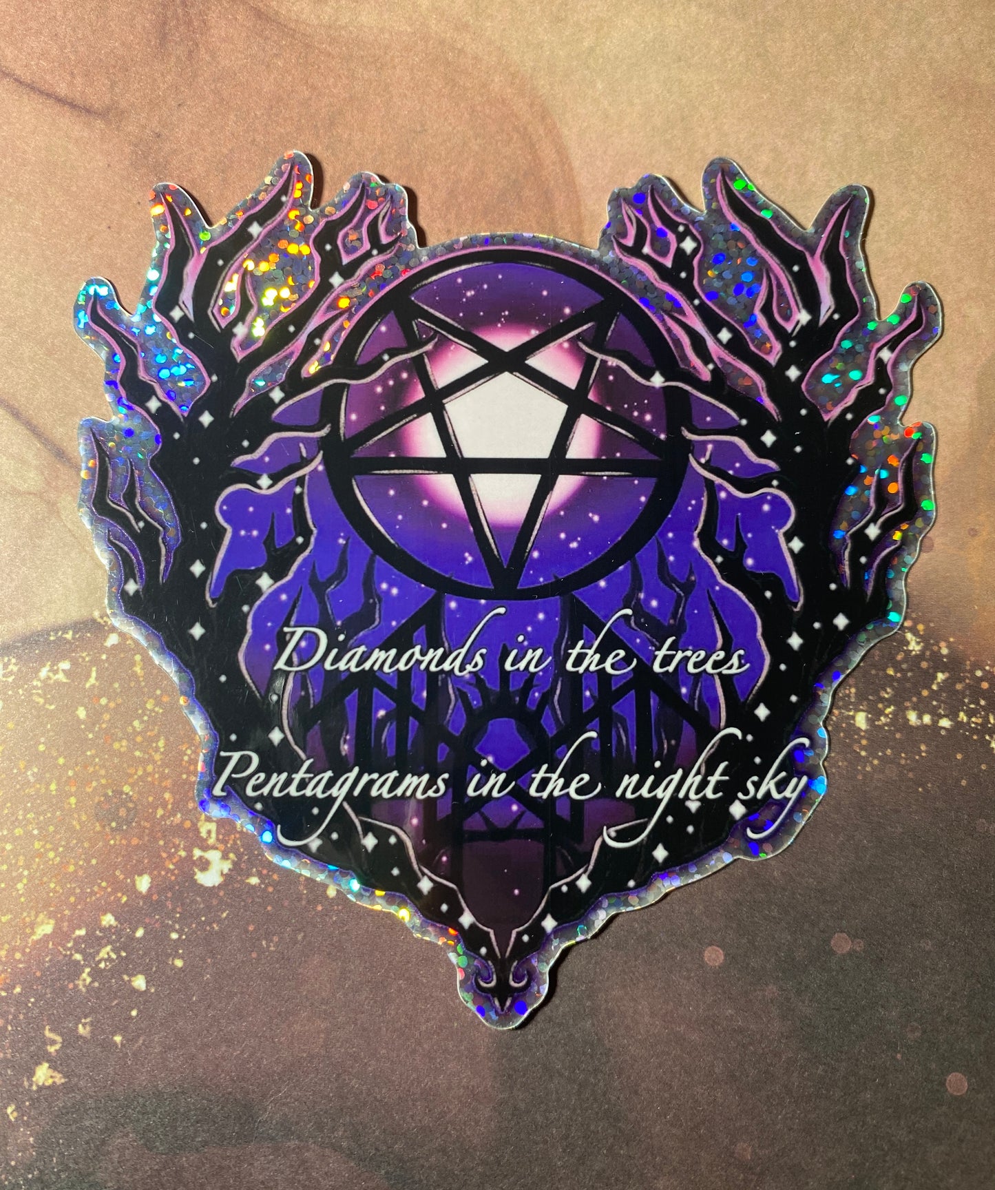 Ascensionism - ST Holographic + Glitter 4” Fan Art Sticker
