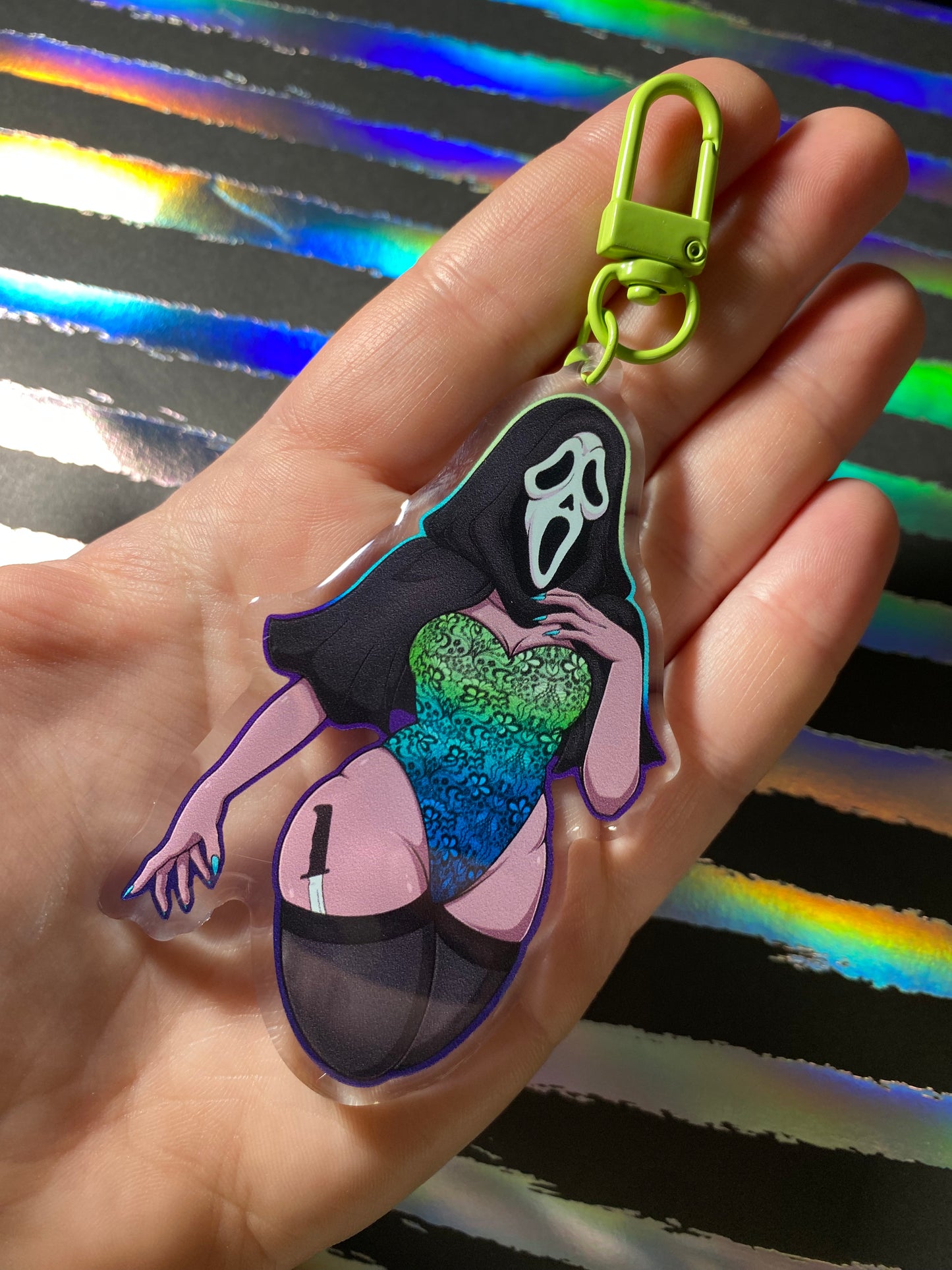 Ghostface Lingerie 3.5” Keychain DISCONTINUED