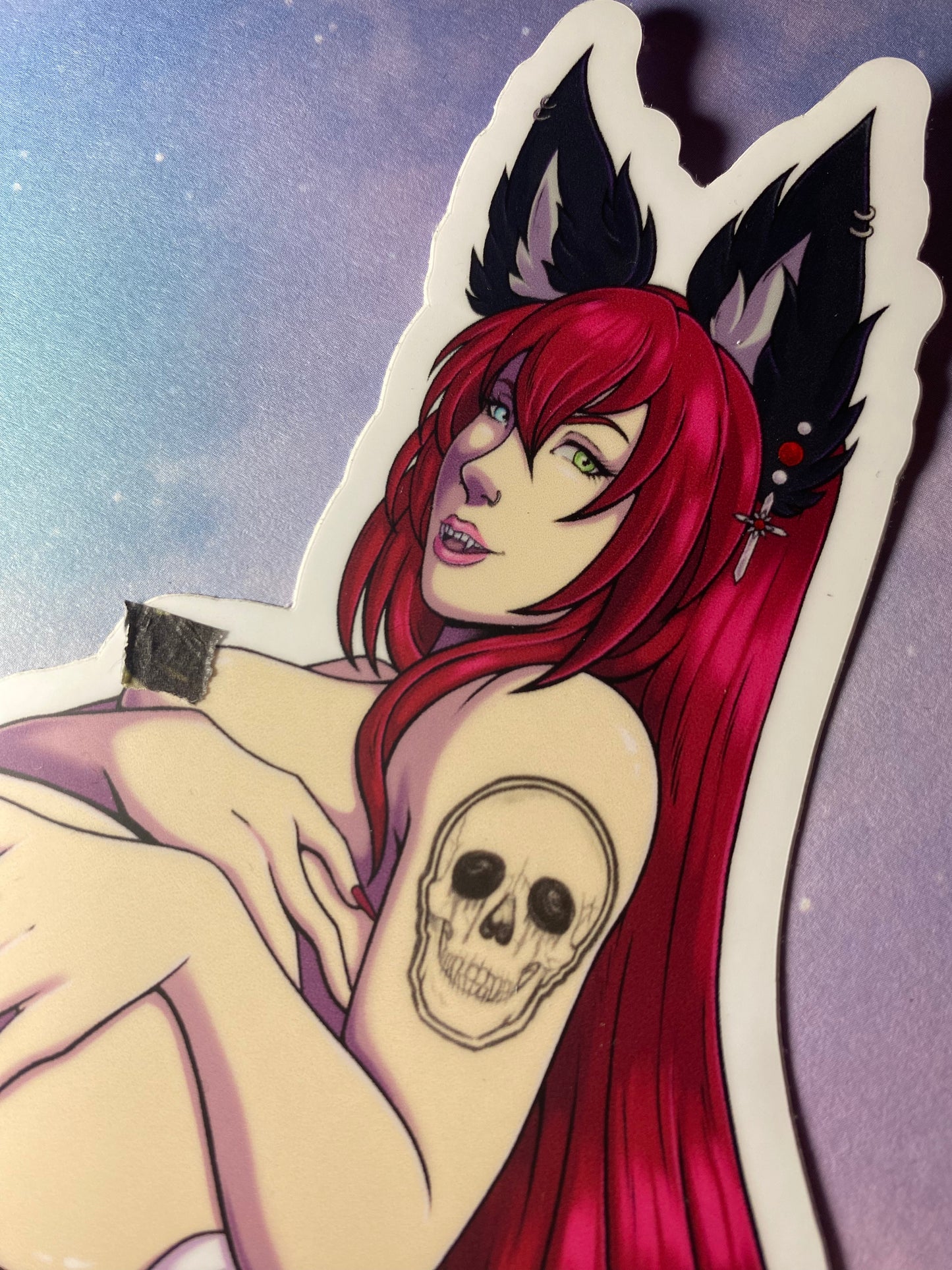 Zephyr OC NSFW Vinyl Matte Sticker
