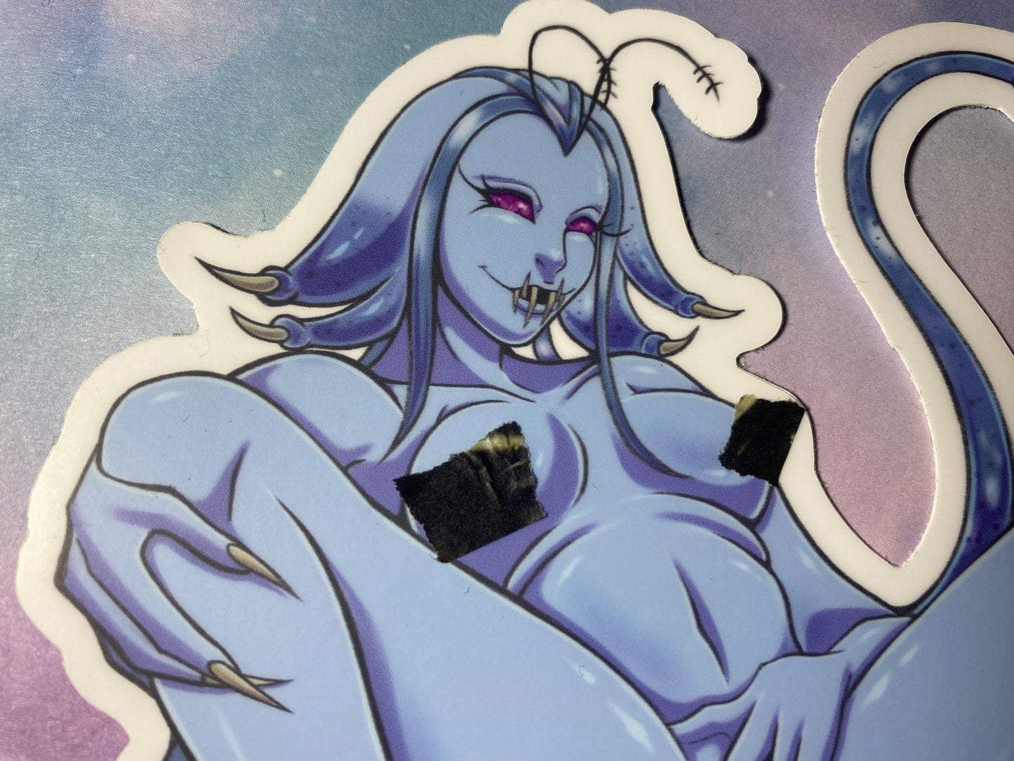 Silex Alien OC NSFW Vinyl Matte Sticker