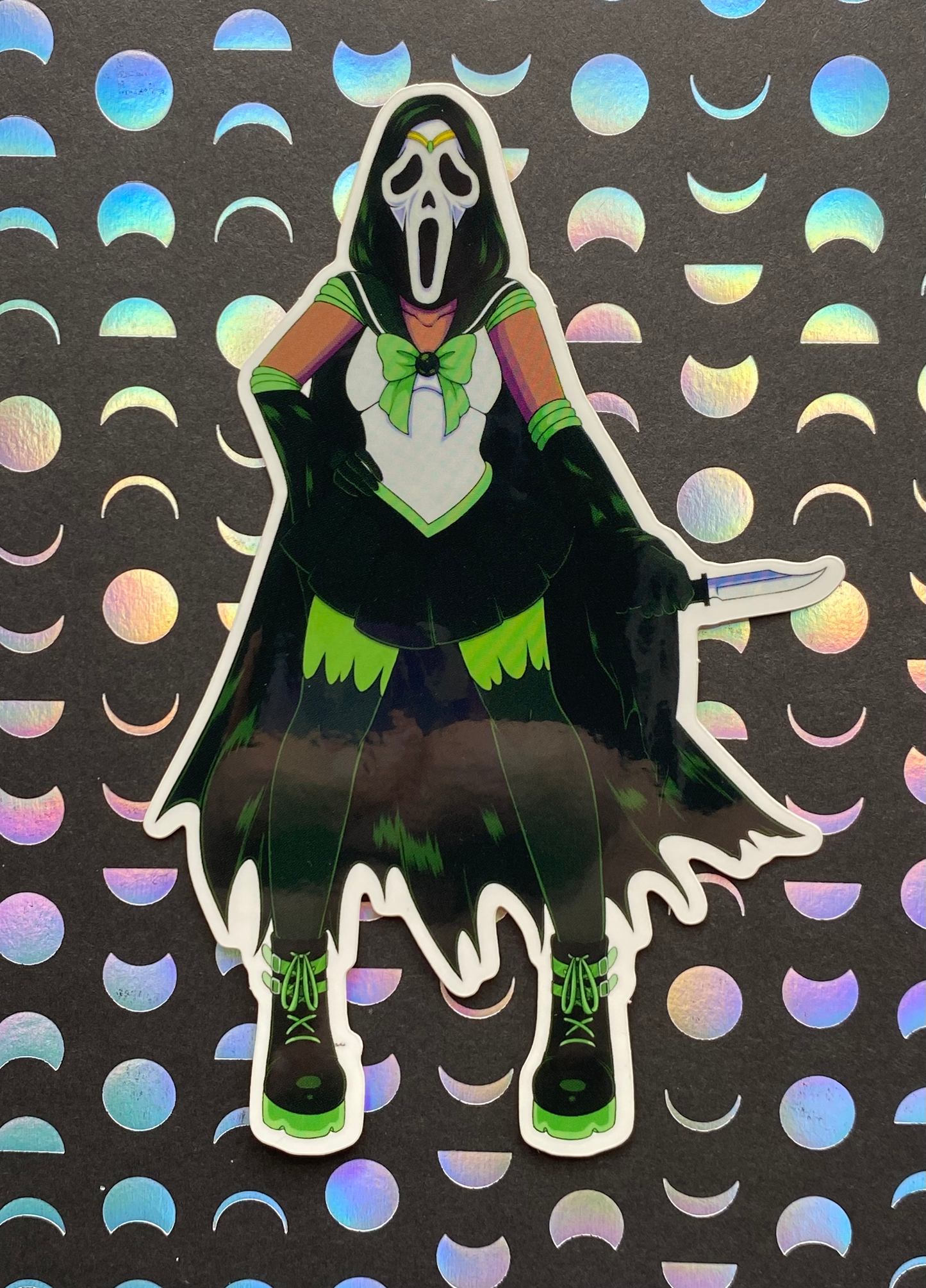 Spooky Scouts - Sailor Moon Horror Mash Up Vinyl 5” Stickers